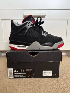Jordan 4 Bred (2019) (GS)